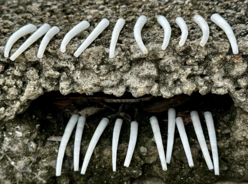 Natural dentalium shells sorted for eco-friendly jewelry making